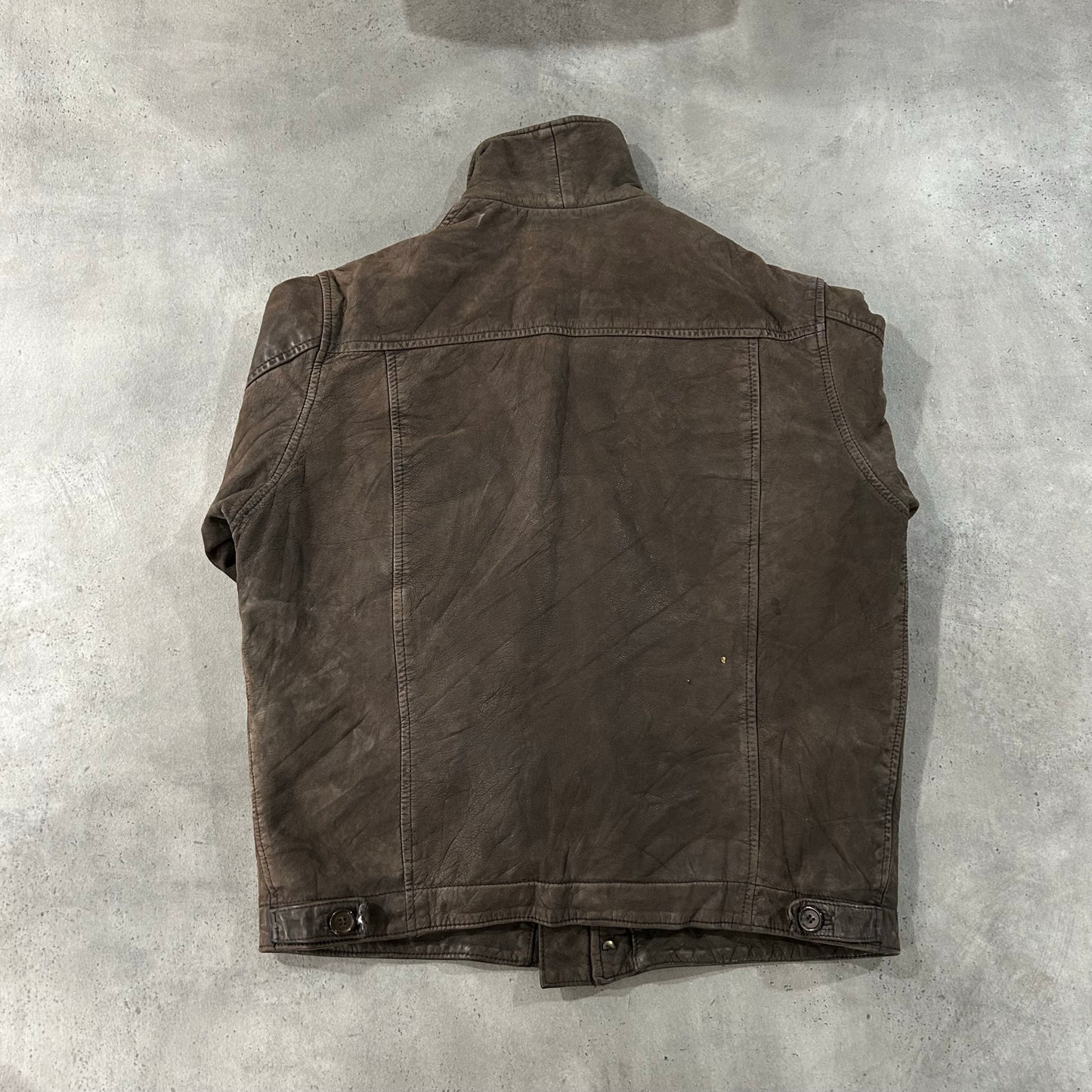 Vintage Italy Retro Leather Jackets