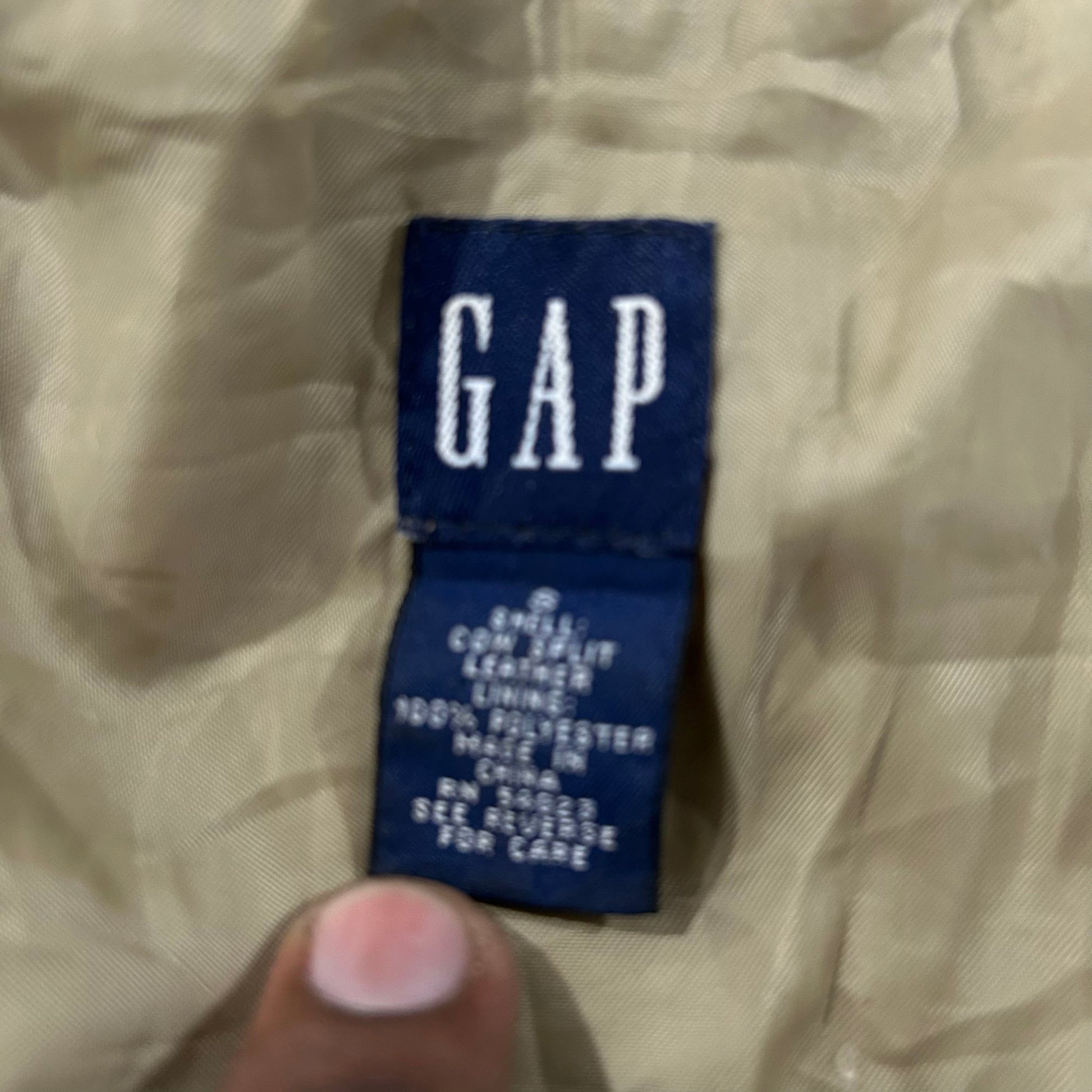 Vintage Gap Retro Leather Jackets