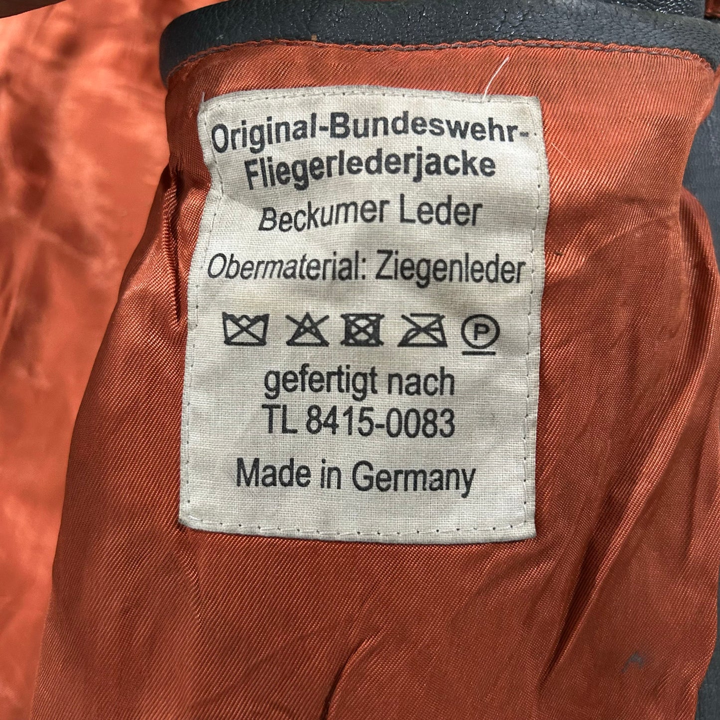 Vintage Germany Military Flight Leather Jackets