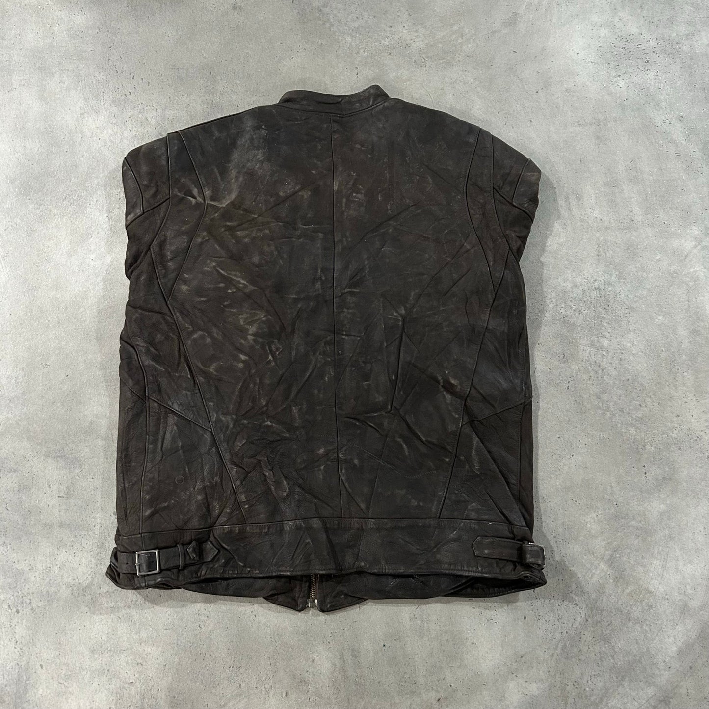 Vintage France Retro Motorcycle Leather Jackets