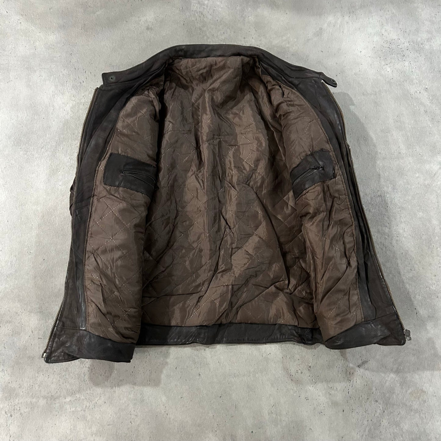 Vintage France Retro Motorcycle Leather Jackets