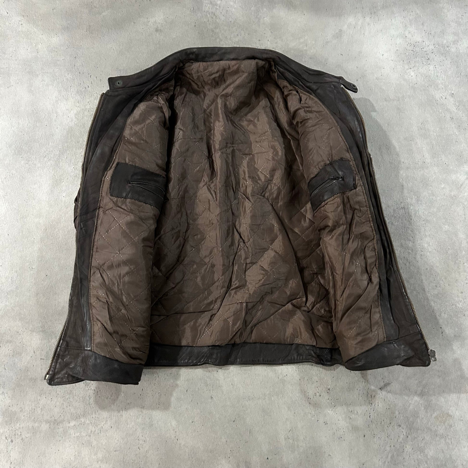 Vintage France Retro Motorcycle Leather Jackets