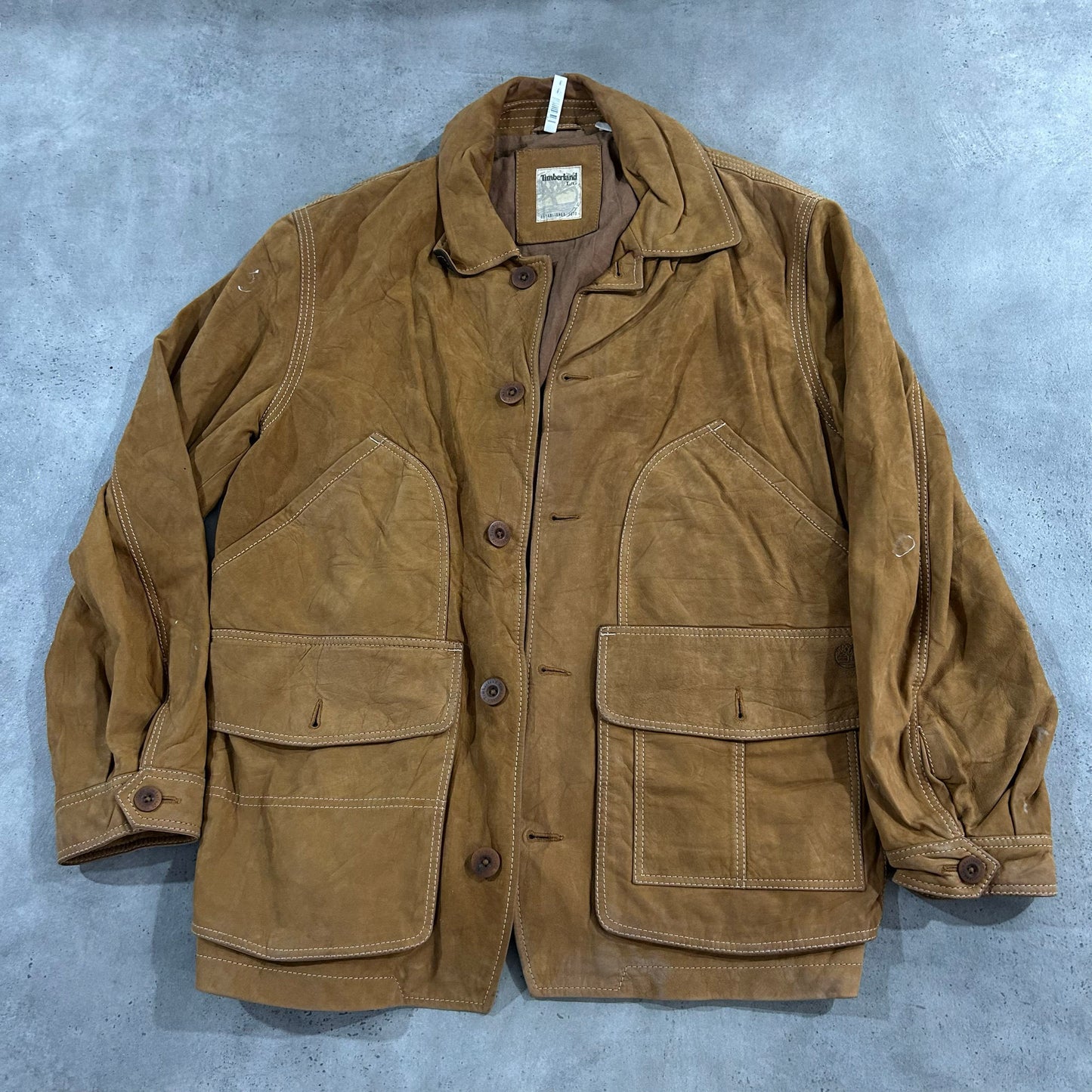 Vintage Turkey Timberland Workwear Leather Jackets