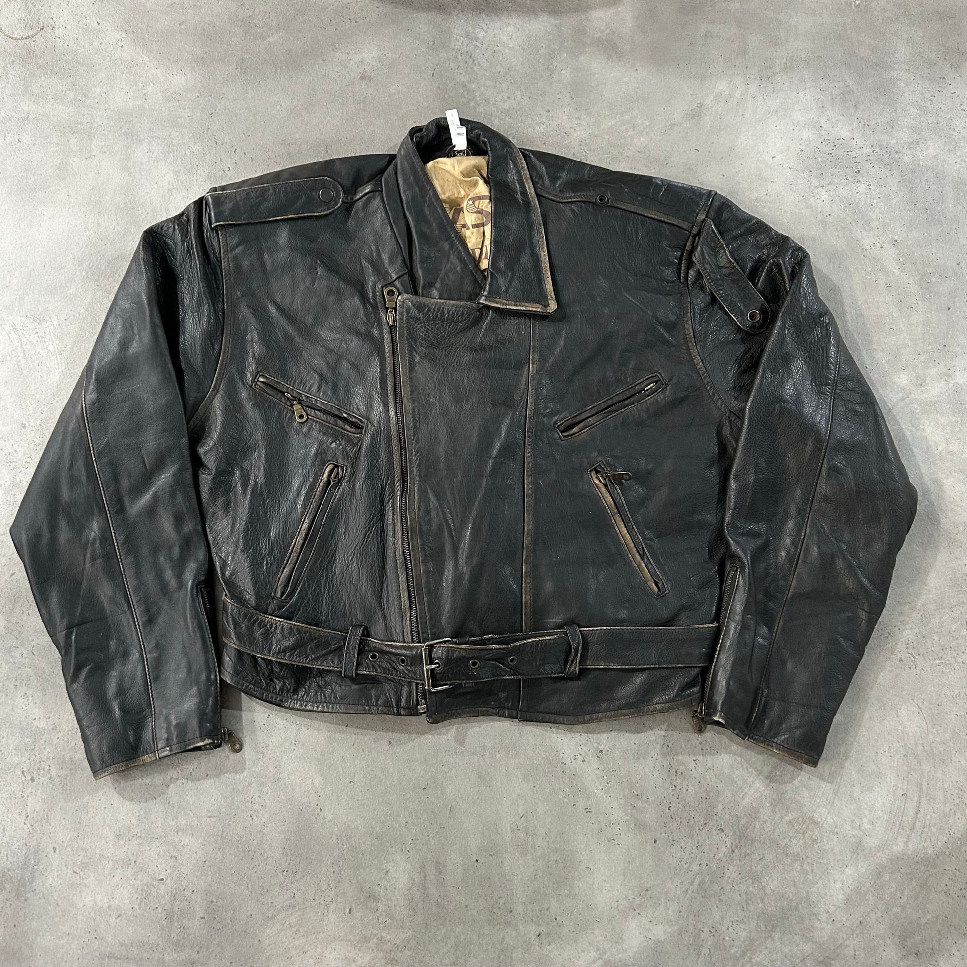 Vintage Retro Double Rider Leather Jackets