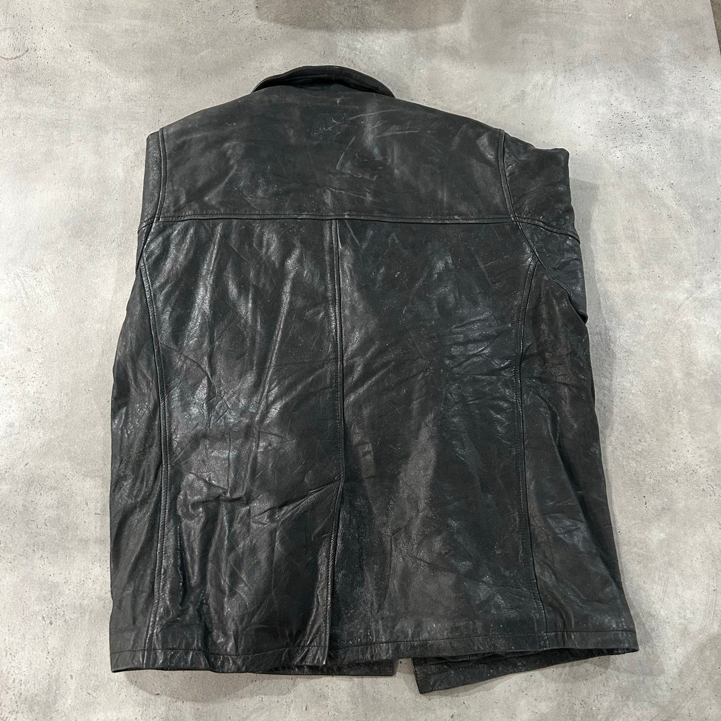 Vintage Redskins Retro Mid-Length Leather Jackets