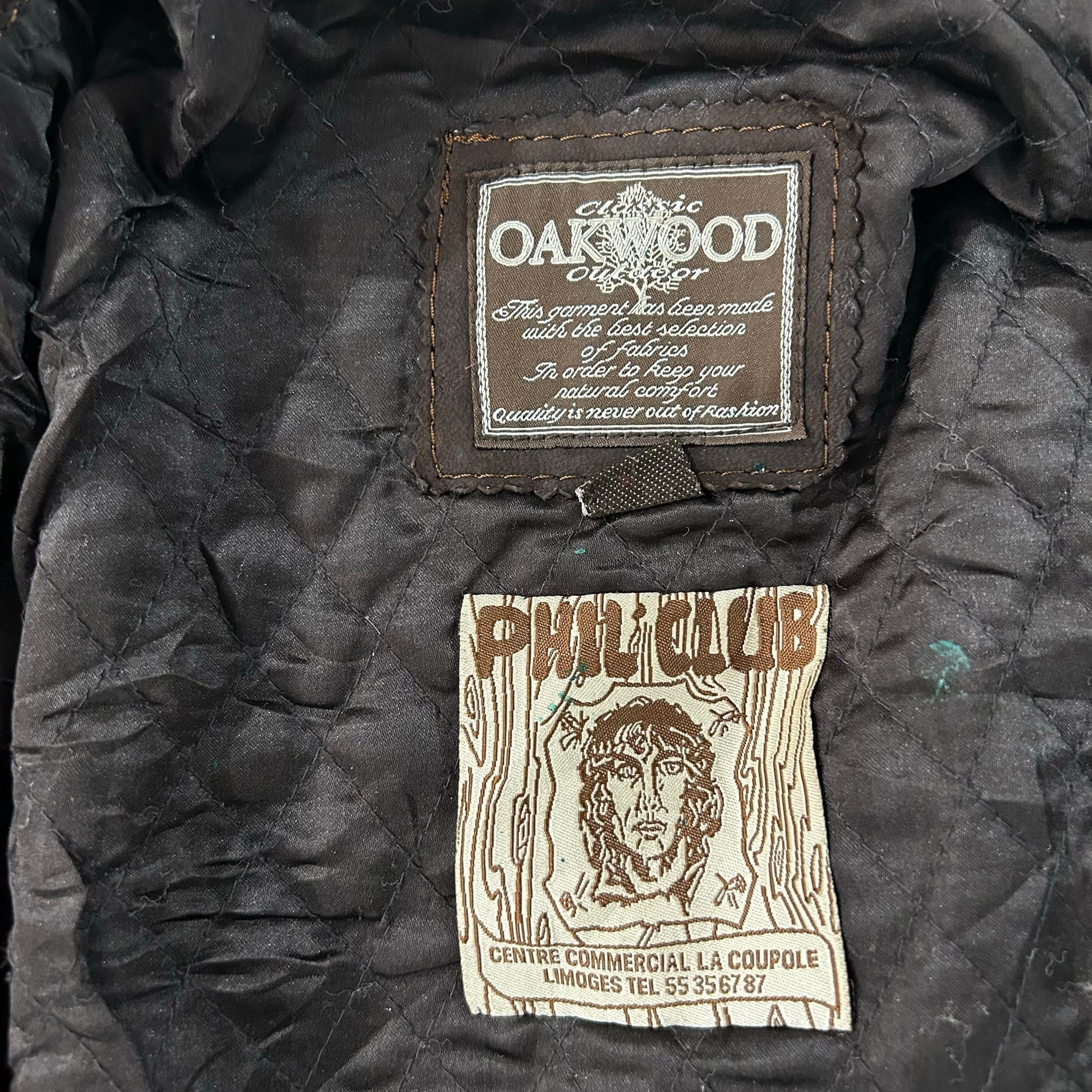 Vintage 70s-90s France Oakwood Workwear Leather Jackets