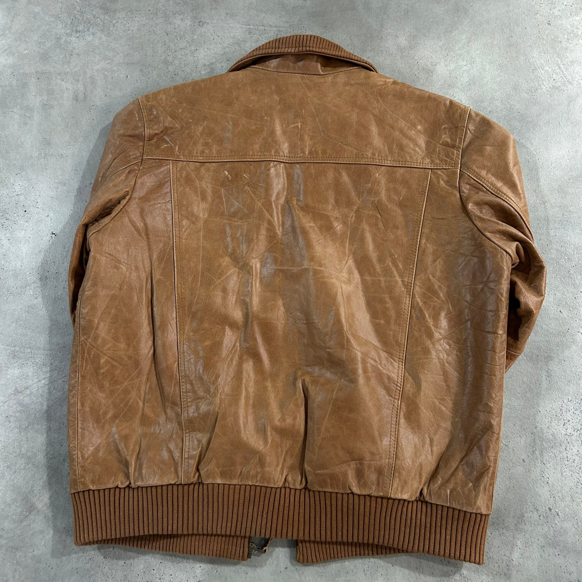 Vintage Portugal Retro Flight Leather Jackets