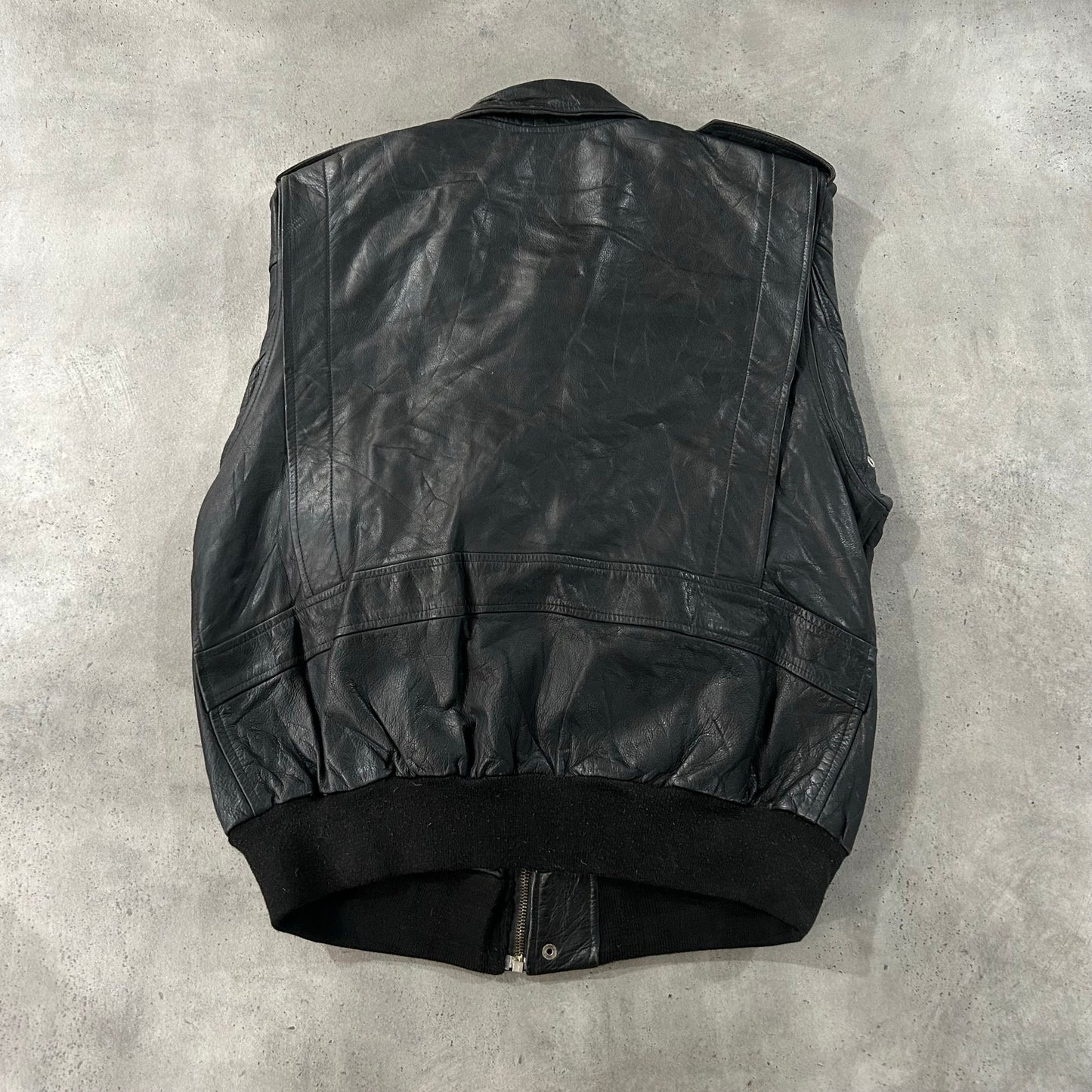 Vintage France Military Flight Leather Jackets