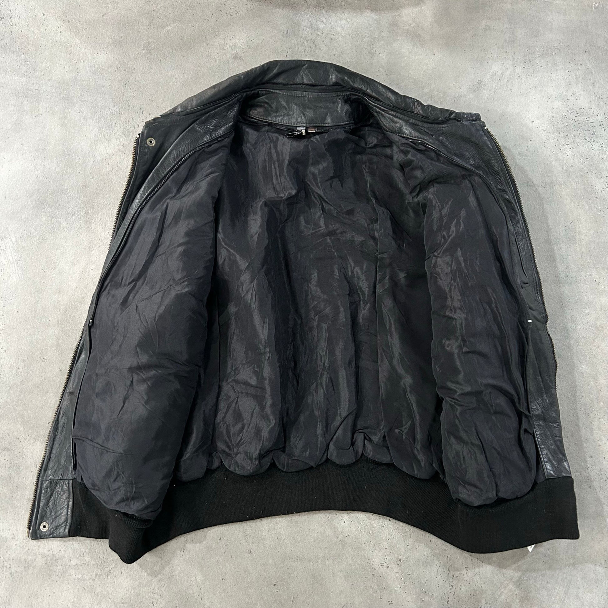 Vintage France Military Flight Leather Jackets
