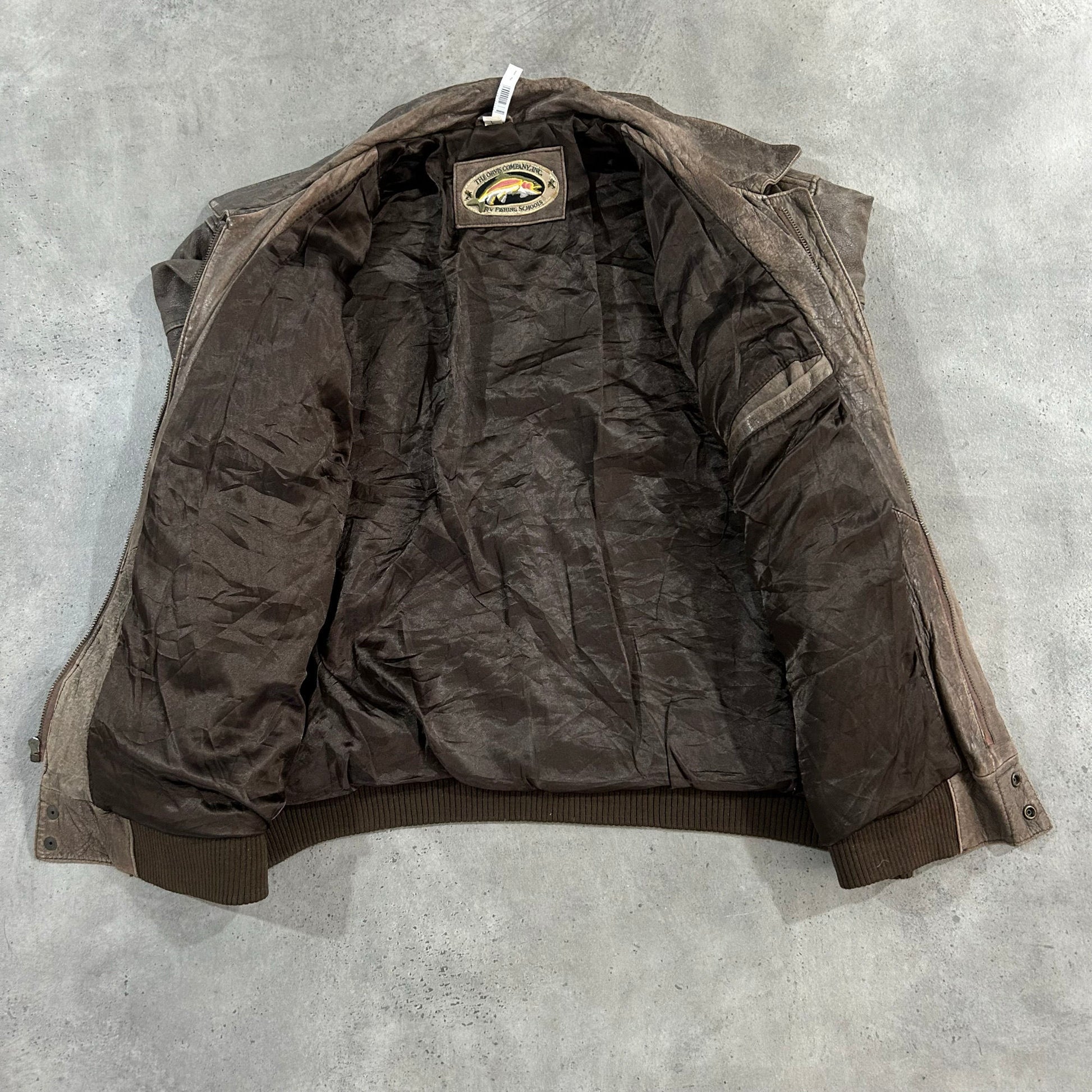 Vintage 70s-90s South Korea Orvis Outdoor A-2 Leather Jackets