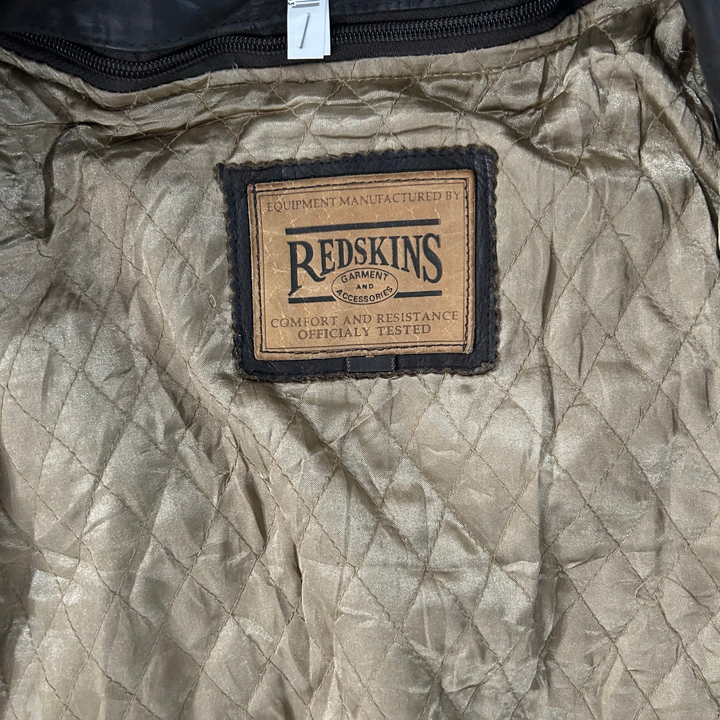 Vintage Redskins Retro Mid-Length Leather Jackets