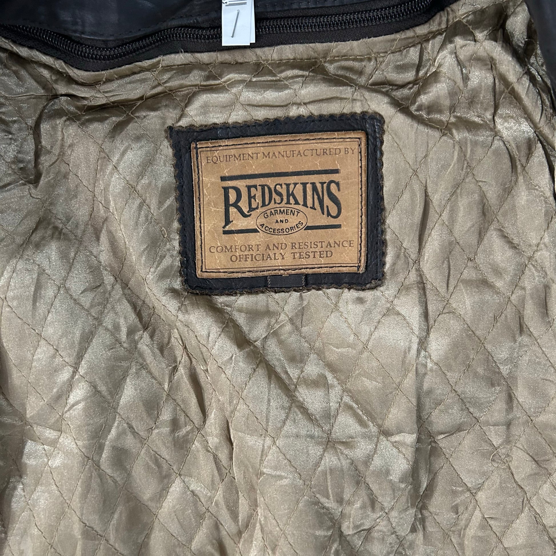 Vintage Redskins Retro Mid-Length Leather Jackets