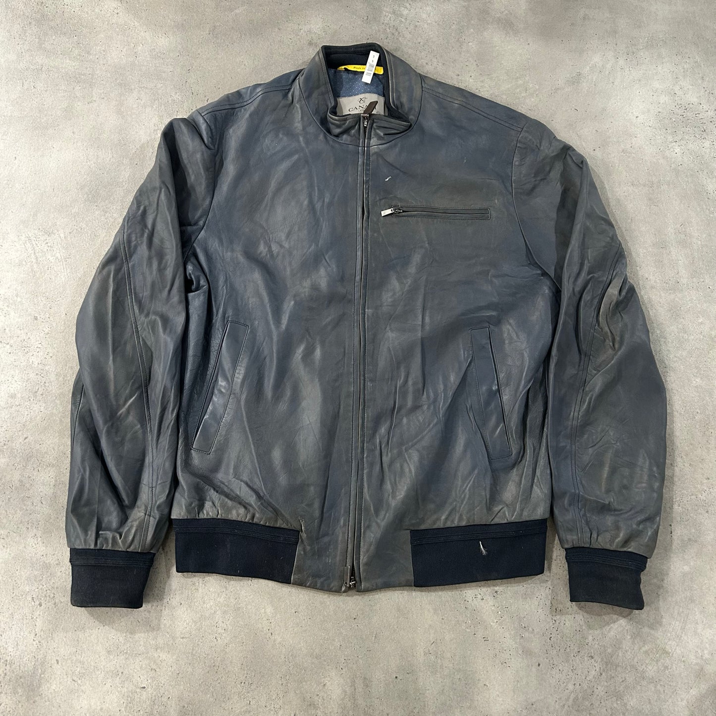 Vintage Italy Pre-owned Luxury Flight Leather Jackets