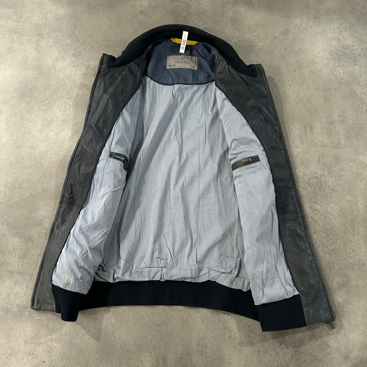 Vintage Italy Pre-owned Luxury Flight Leather Jackets