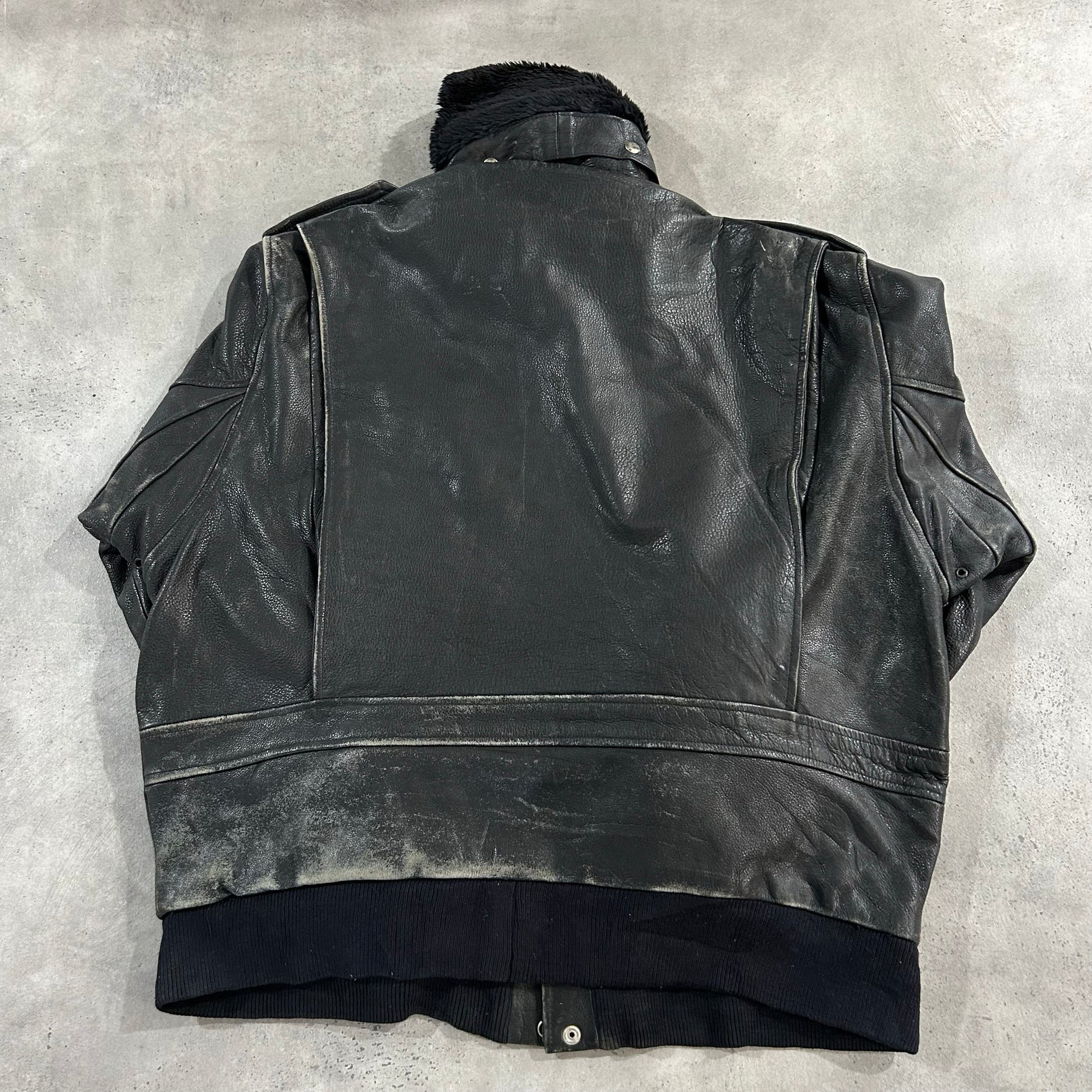 Vintage 70s-90s France Military Flight Leather Jackets