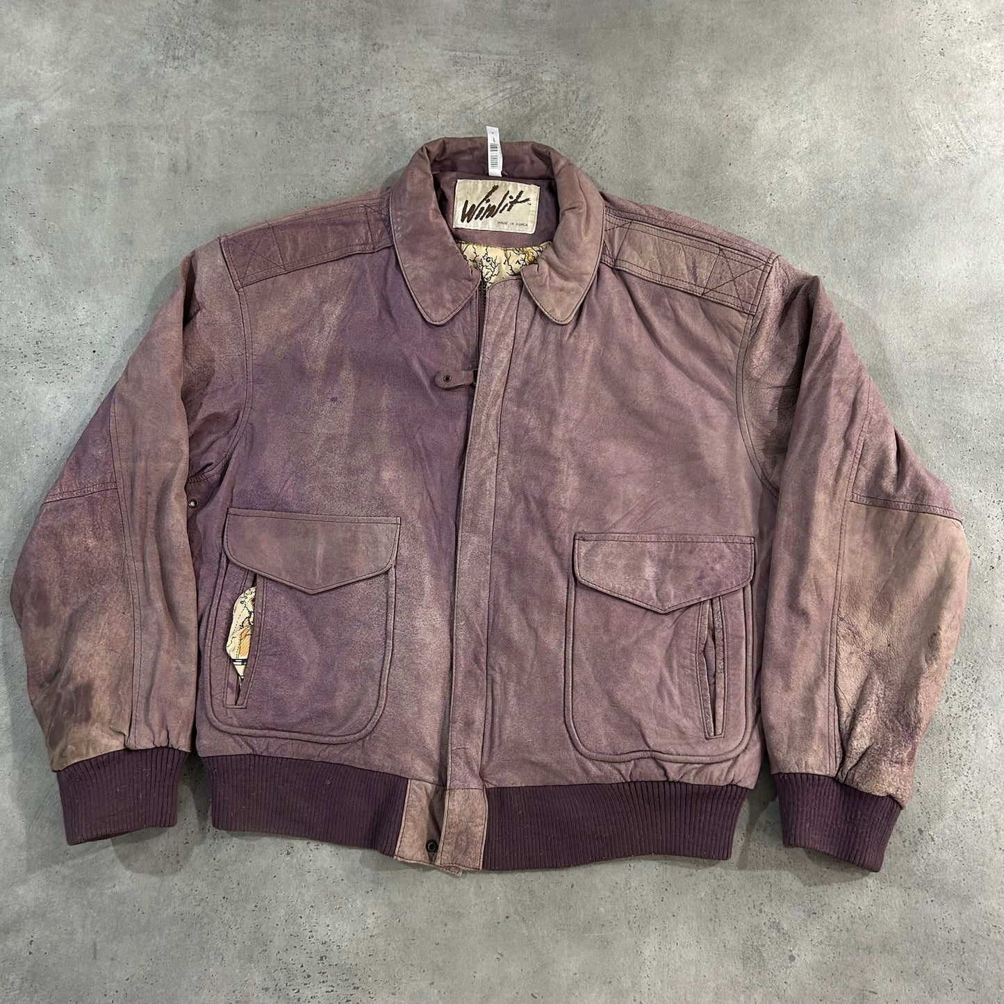 Vintage 70s-90s South Korea Military Flight Leather Jackets