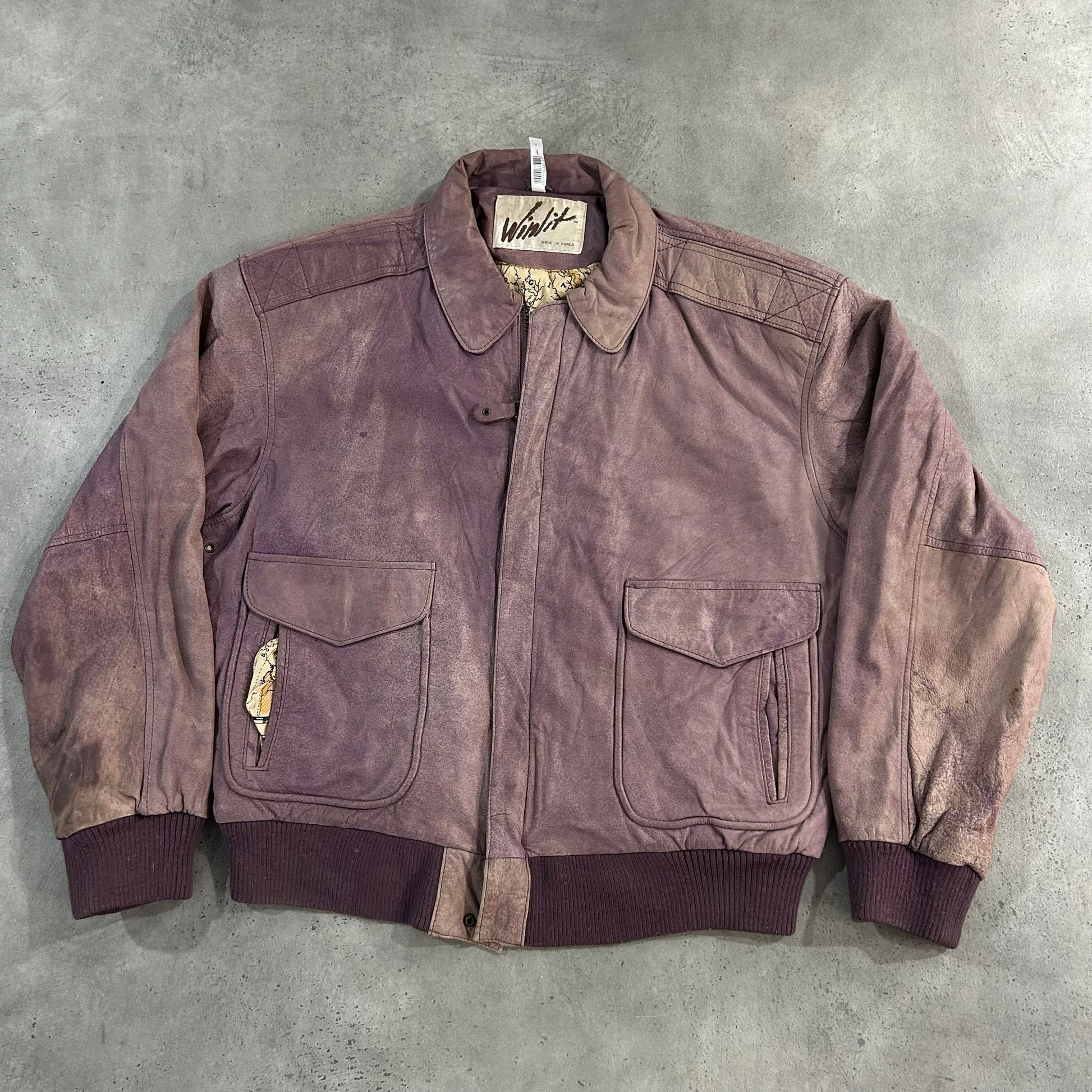 Vintage 70s-90s South Korea Military Flight Leather Jackets