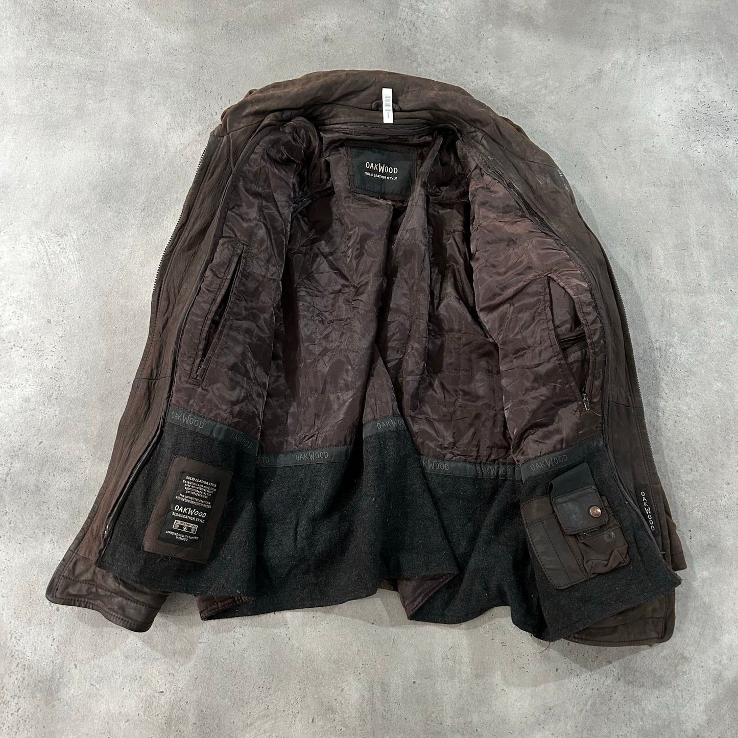 Vintage Oakwood Retro Leather Jackets