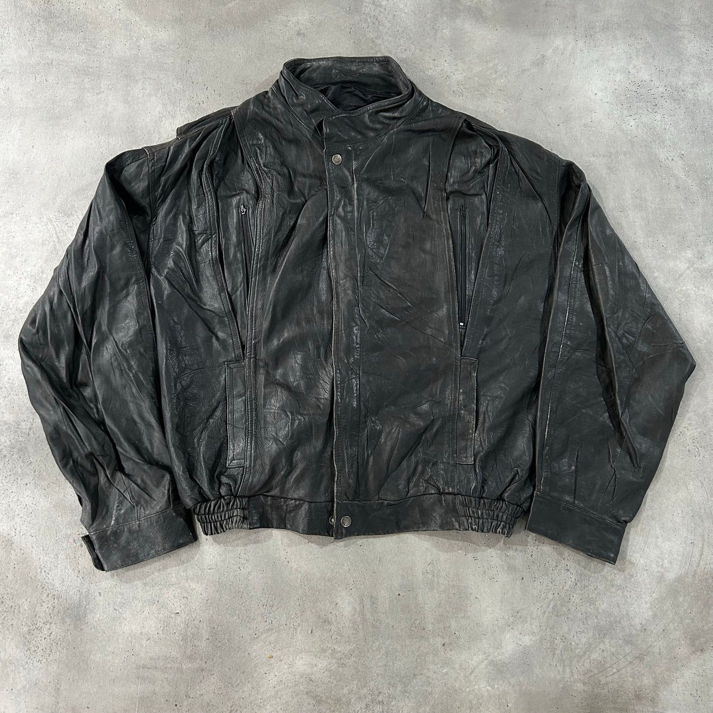 Vintage 70s-90s France Retro Leather Jackets