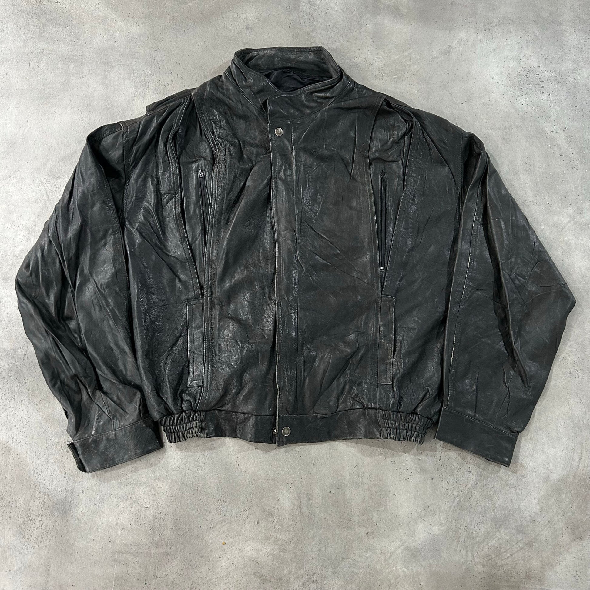 Vintage 70s-90s France Retro Leather Jackets