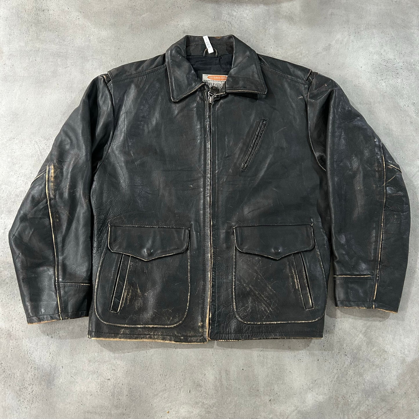 Vintage Rifle Retro Leather Jackets