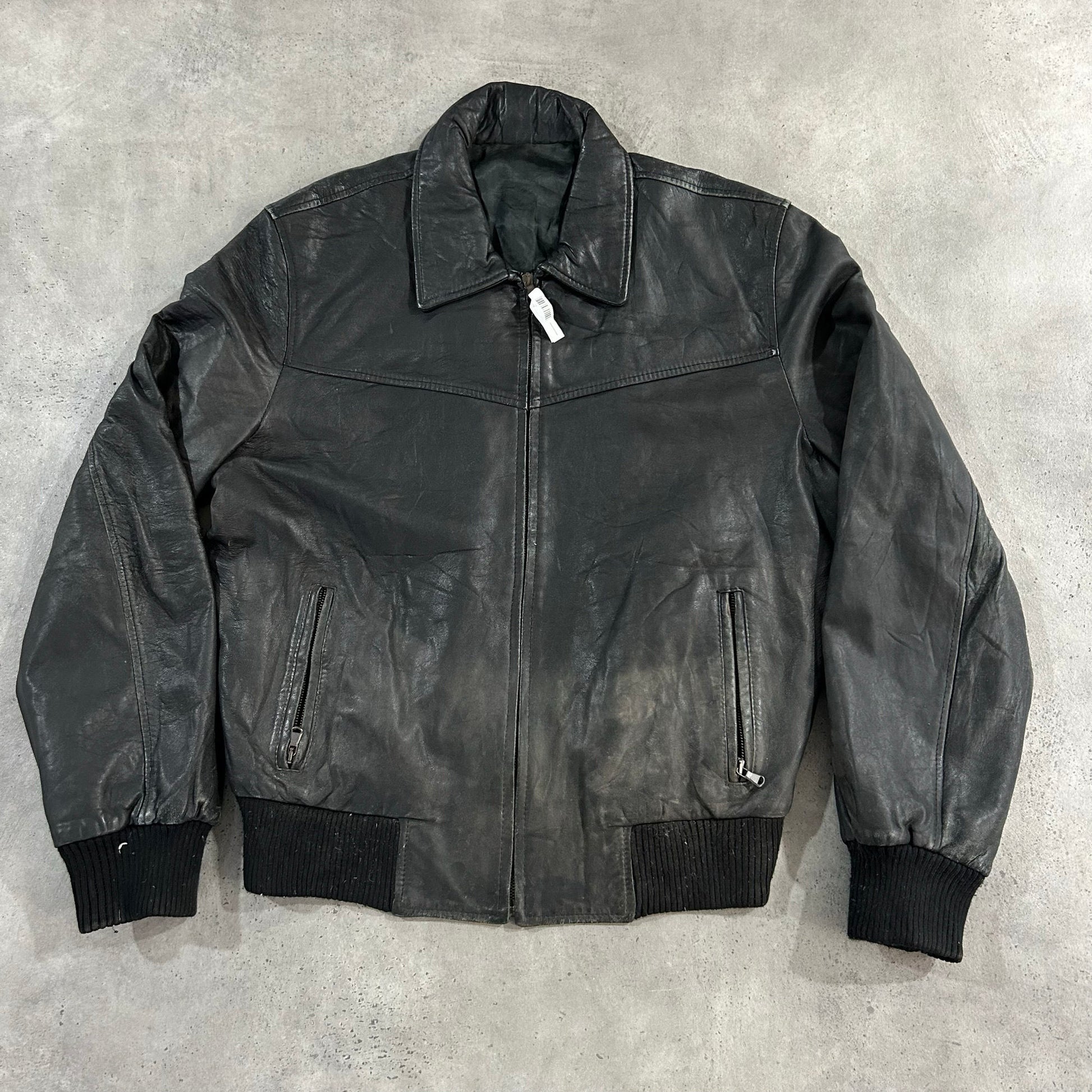 Vintage 70s-90s Italy Retro Flight Leather Jackets