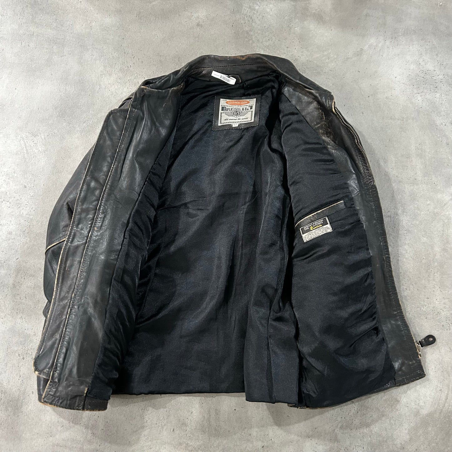 Vintage Rifle Retro Leather Jackets