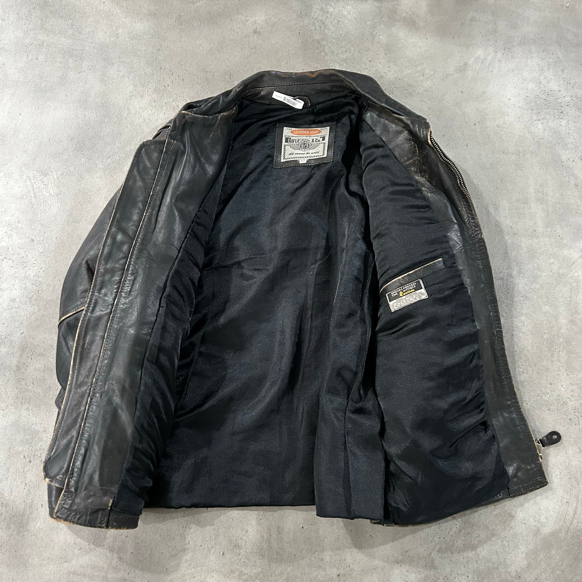 Vintage Rifle Retro Leather Jackets