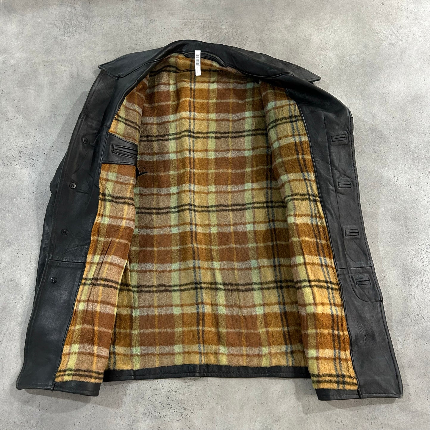 Vintage 70s-90s France Retro Mid-Length Leather Jackets