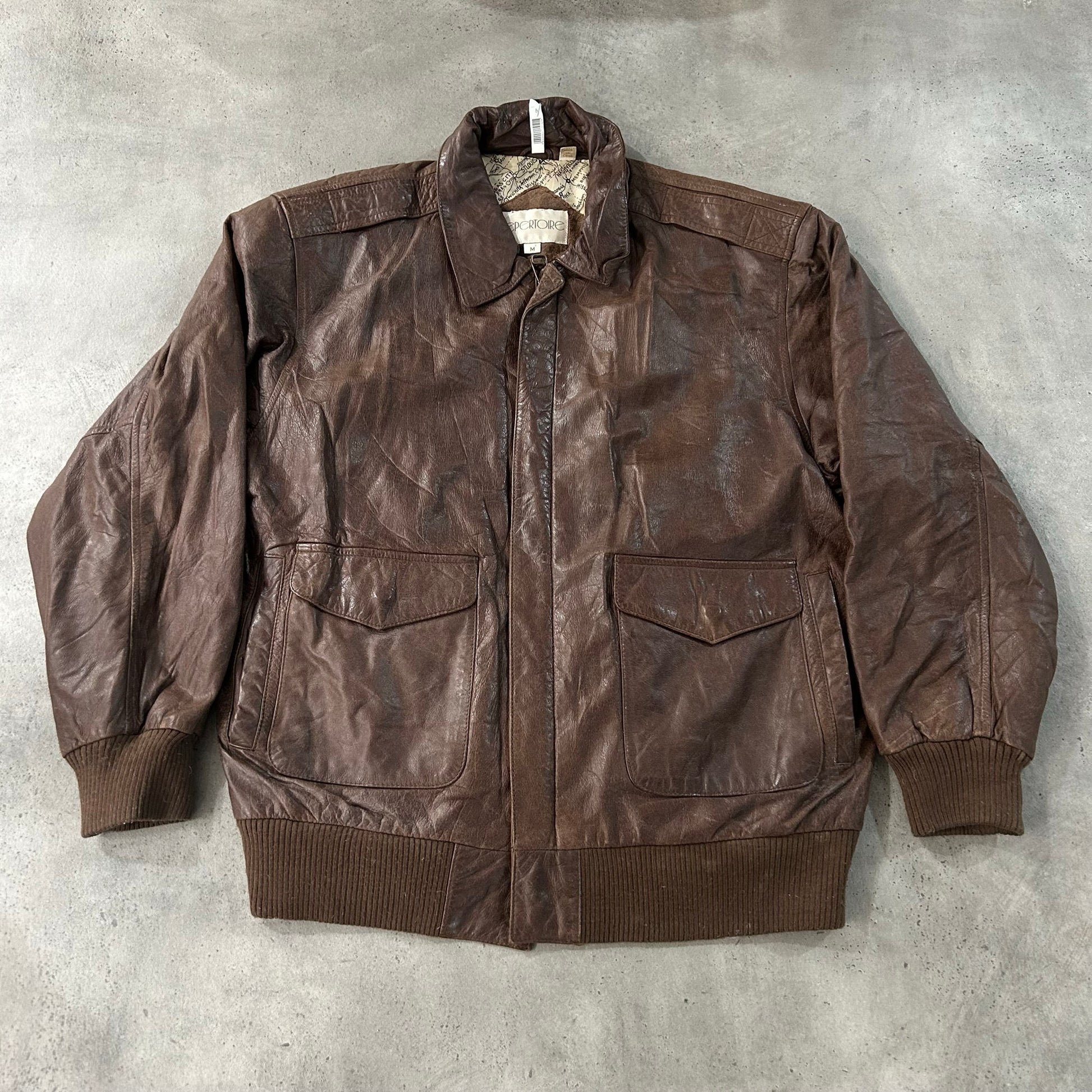 Vintage 70s-90s Military Flight Leather Jackets