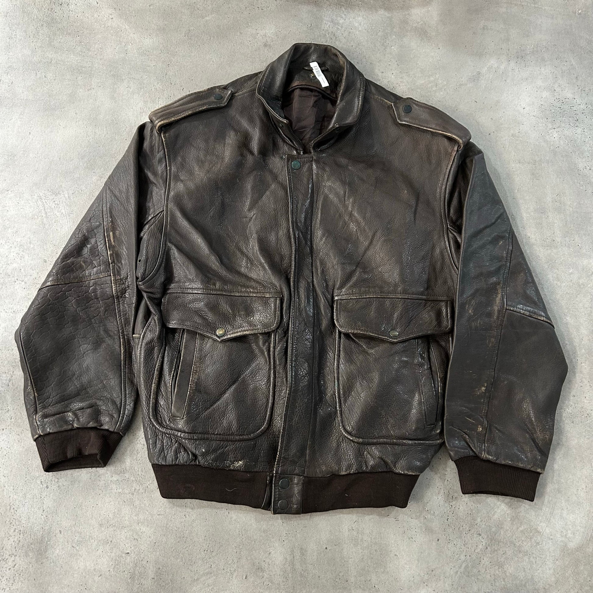 Vintage 70s-90s Military Flight Leather Jackets