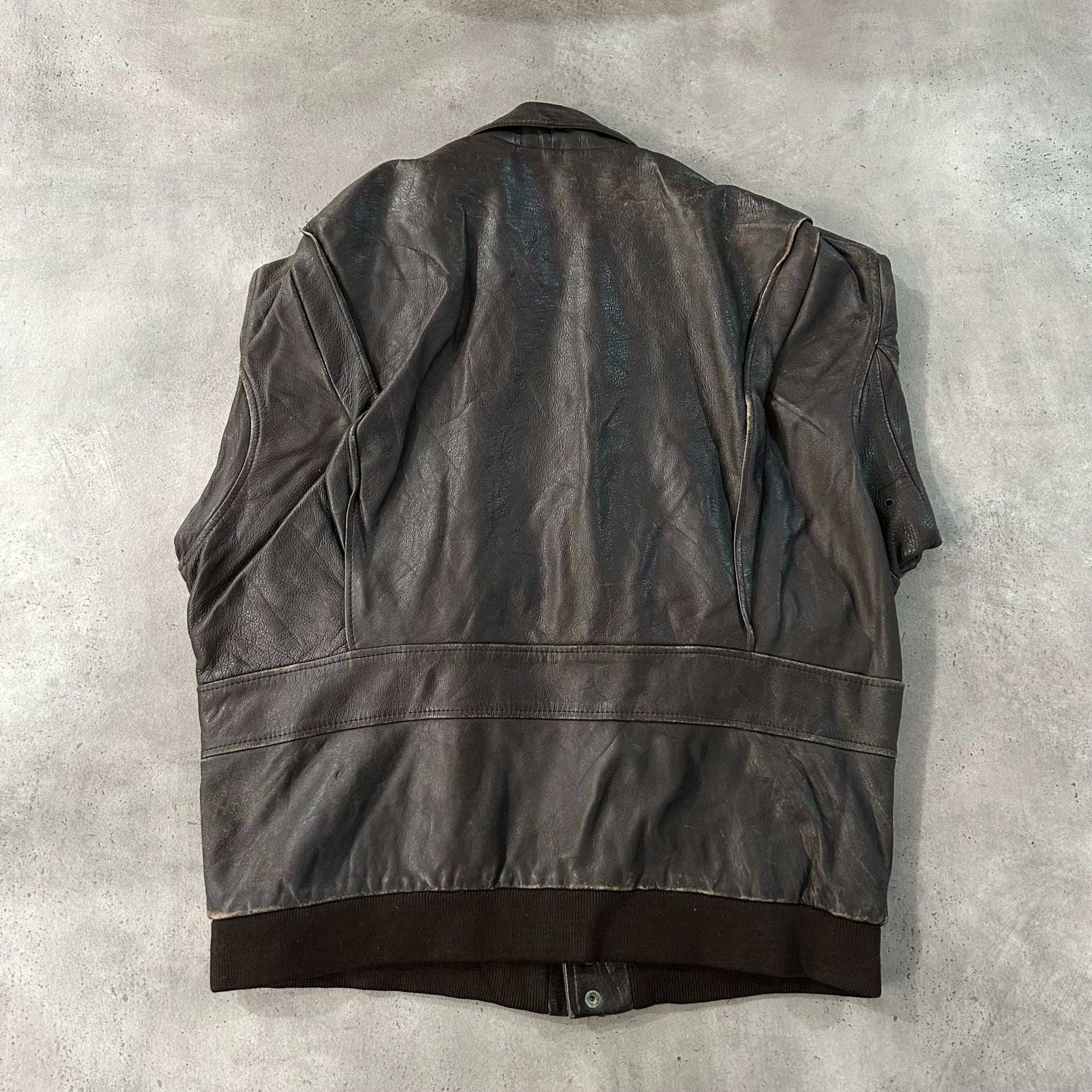 Vintage 70s-90s Military Flight Leather Jackets