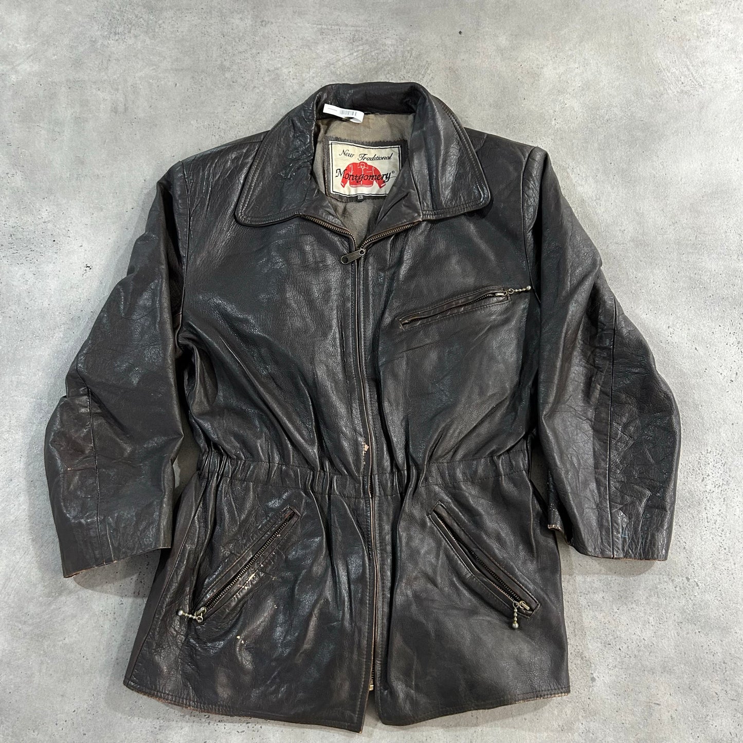 Vintage 70s-90s Italy Retro Mid-Length Leather Jackets