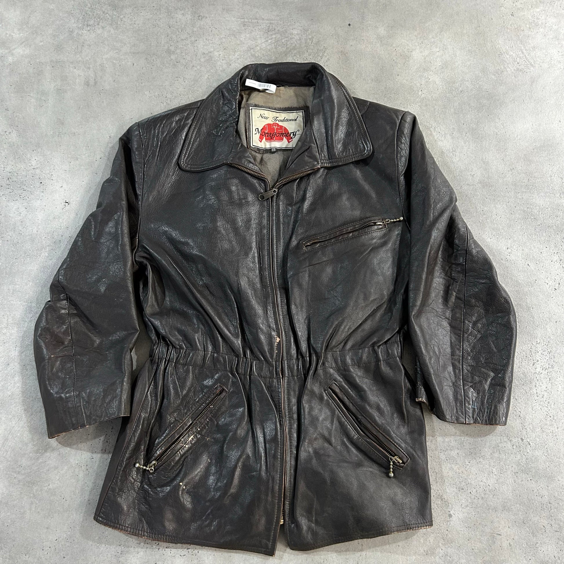 Vintage 70s-90s Italy Retro Mid-Length Leather Jackets