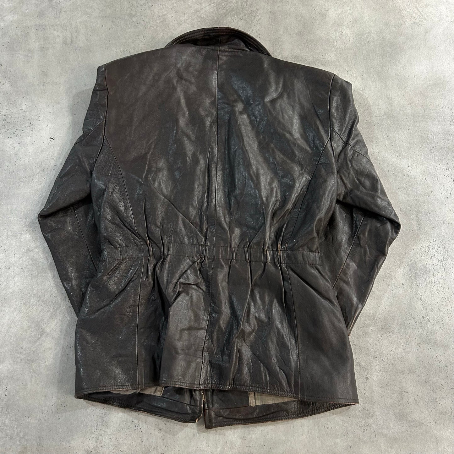Vintage 70s-90s Italy Retro Mid-Length Leather Jackets