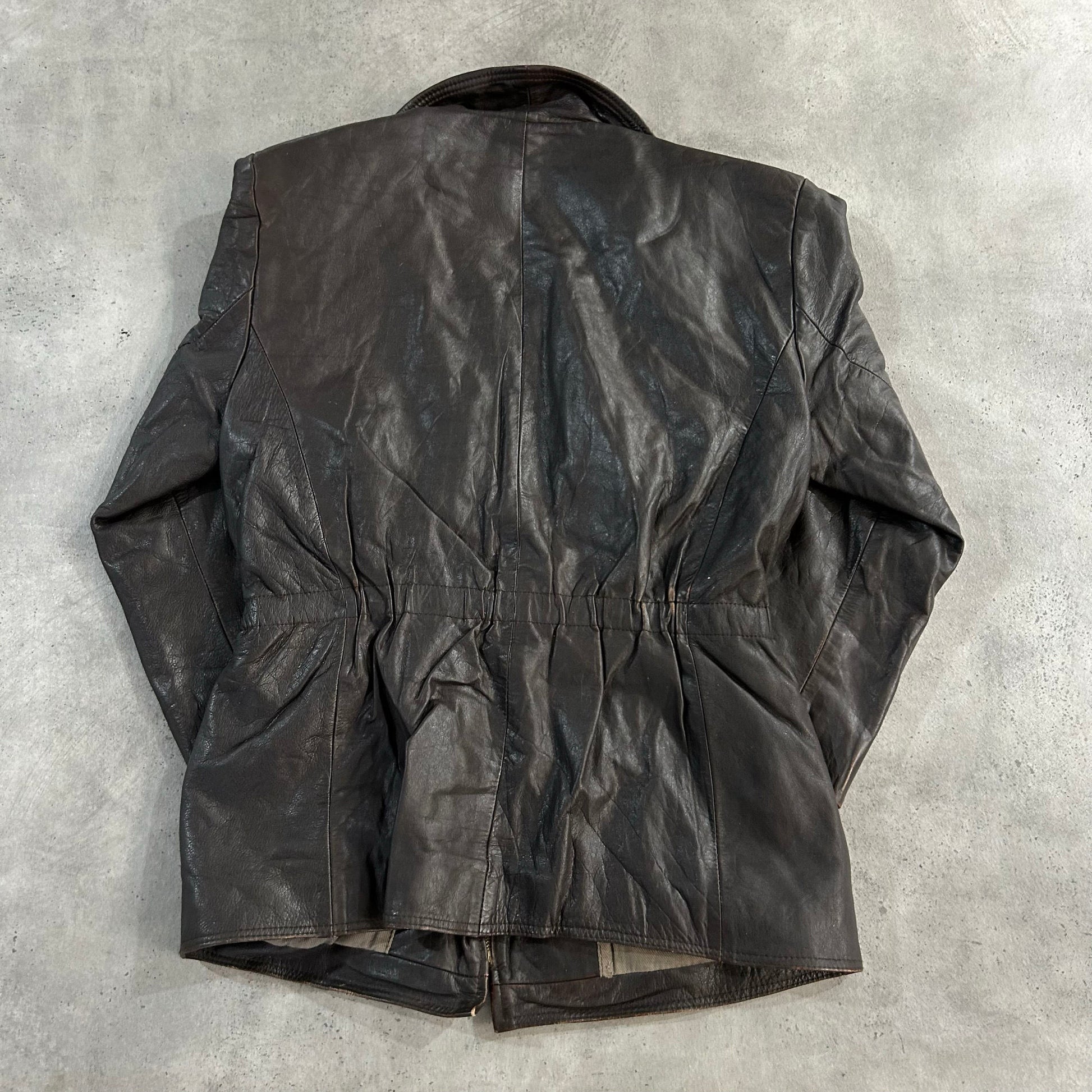 Vintage 70s-90s Italy Retro Mid-Length Leather Jackets