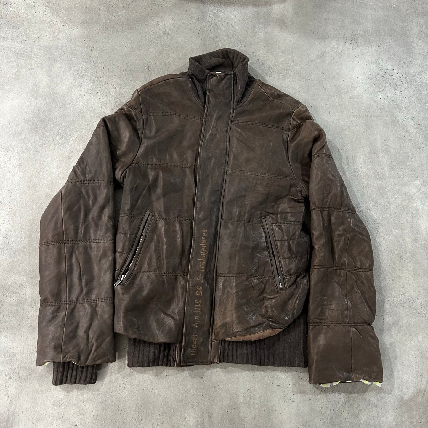 Vintage Diesel Retro Leather Jackets
