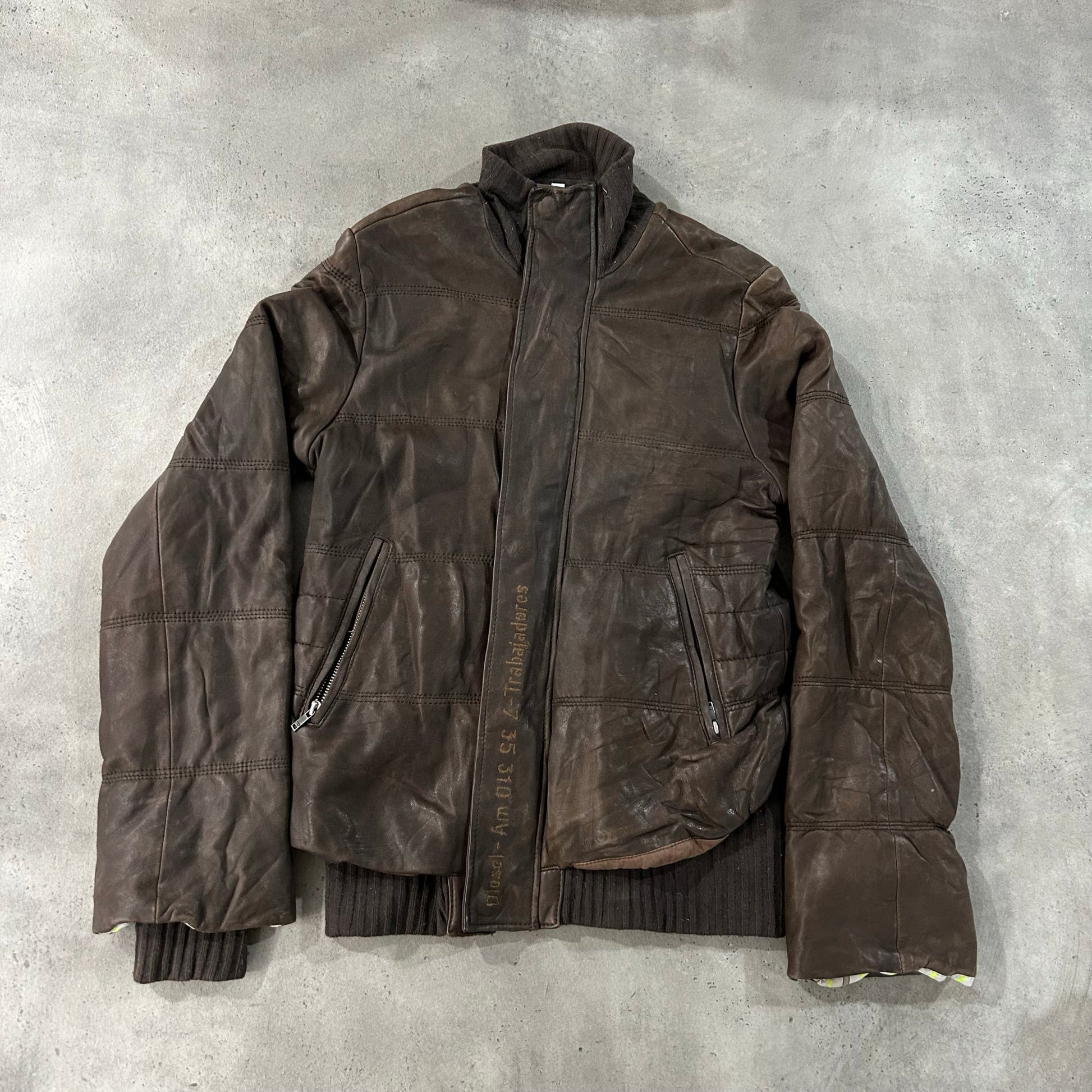 Vintage Diesel Retro Leather Jackets