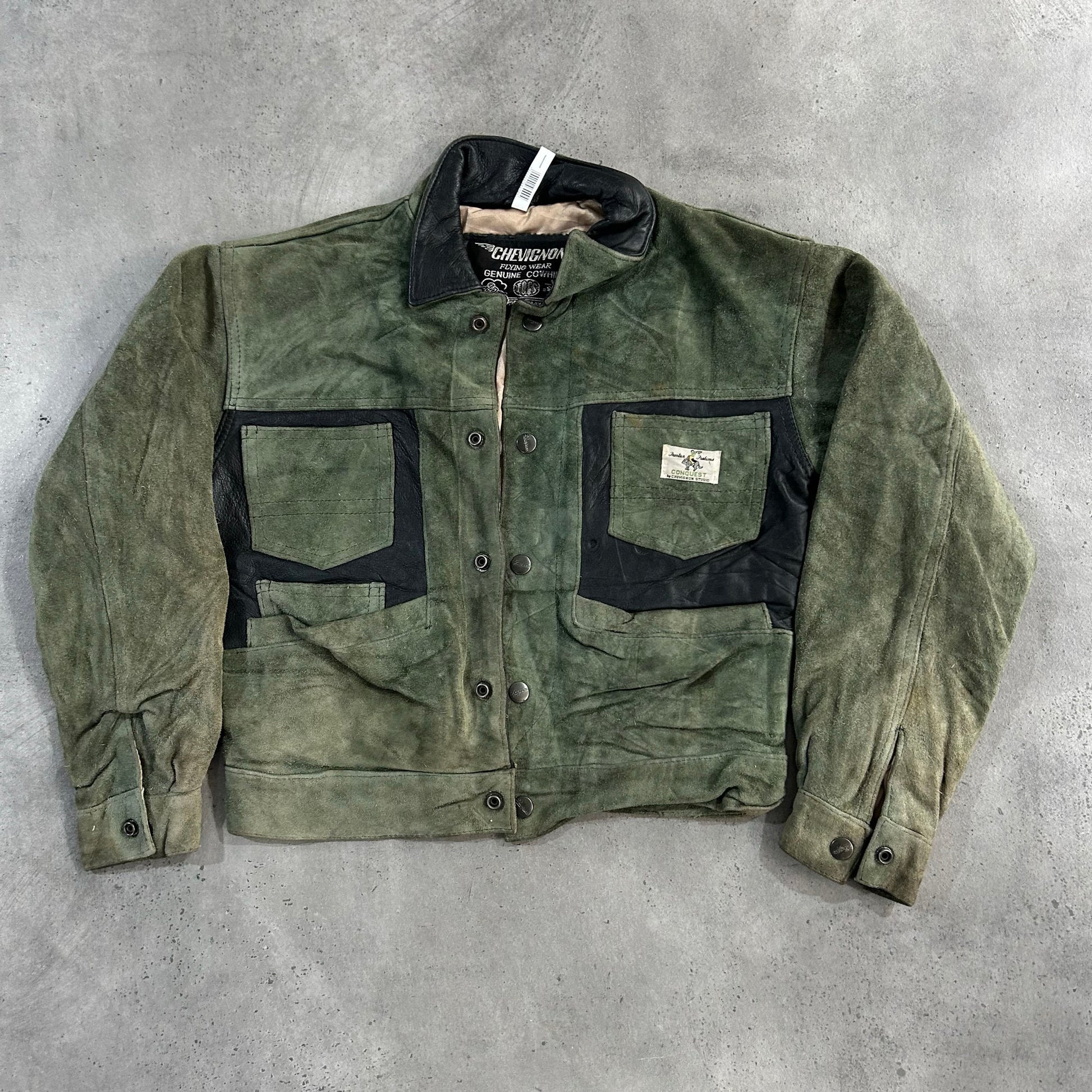 Vintage 70s-90s Chevignon Retro Leather Jackets
