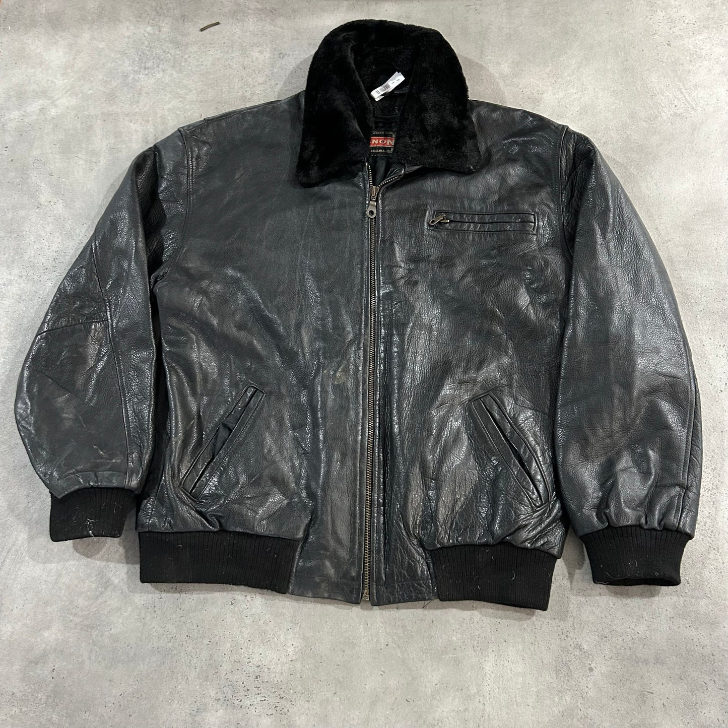 Vintage 70s-90s Chevignon Military Flight Leather Jackets