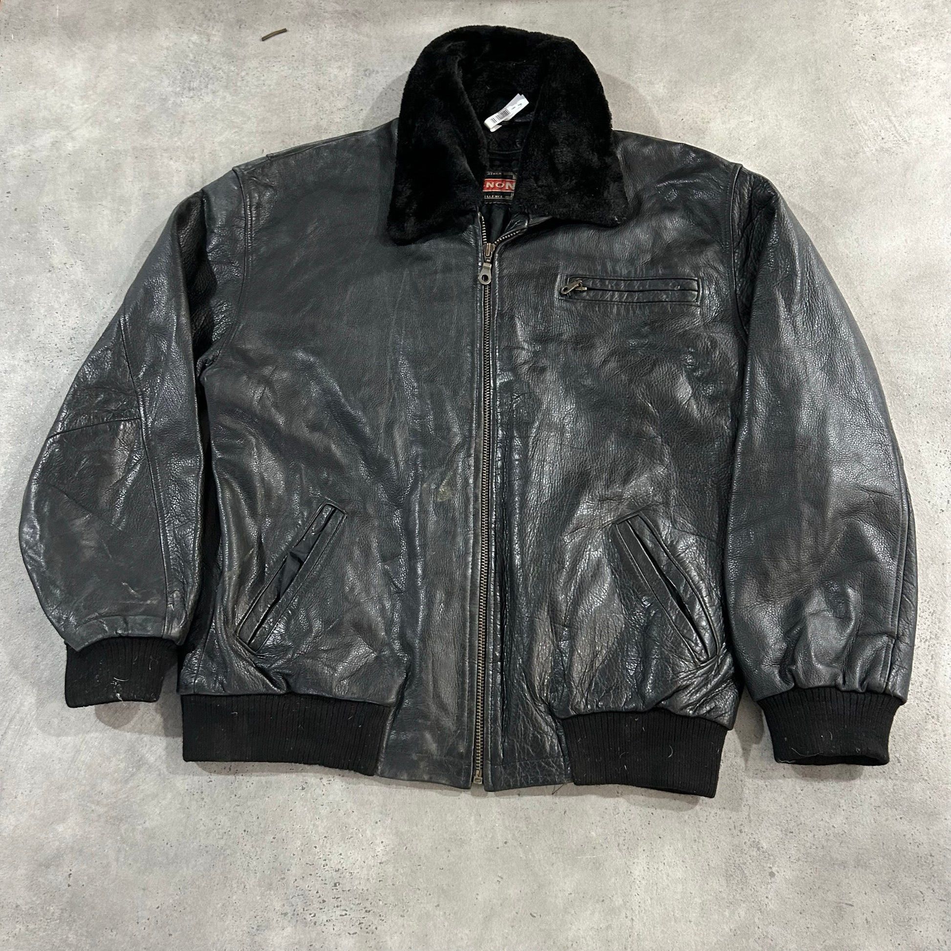 Vintage 70s-90s Chevignon Military Flight Leather Jackets