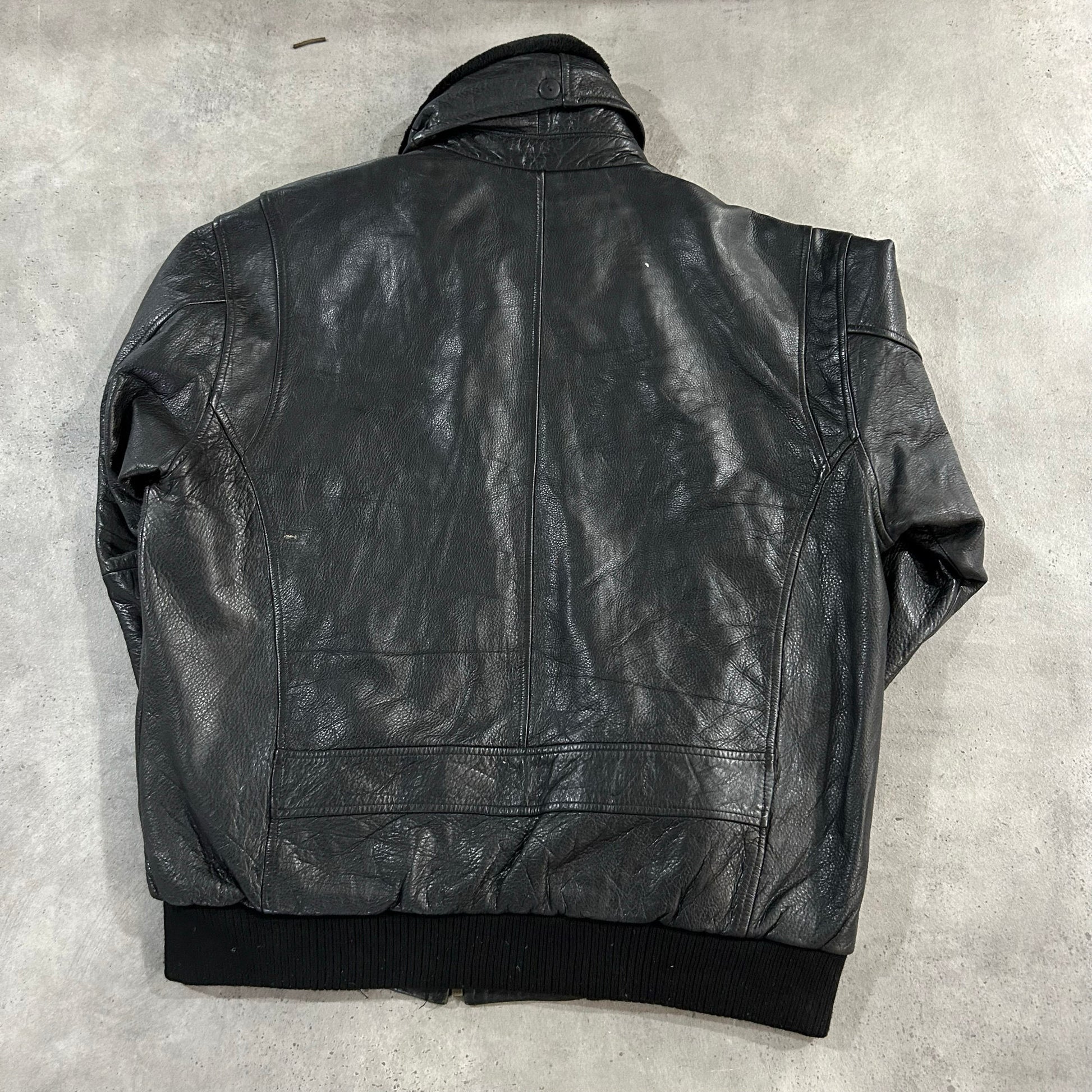 Vintage 70s-90s Chevignon Military Flight Leather Jackets