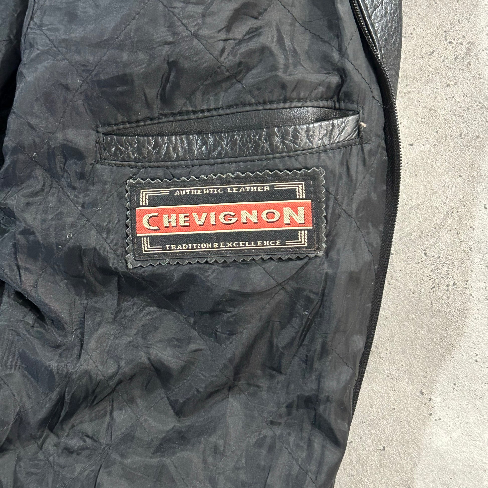 Vintage 70s-90s Chevignon Military Flight Leather Jackets
