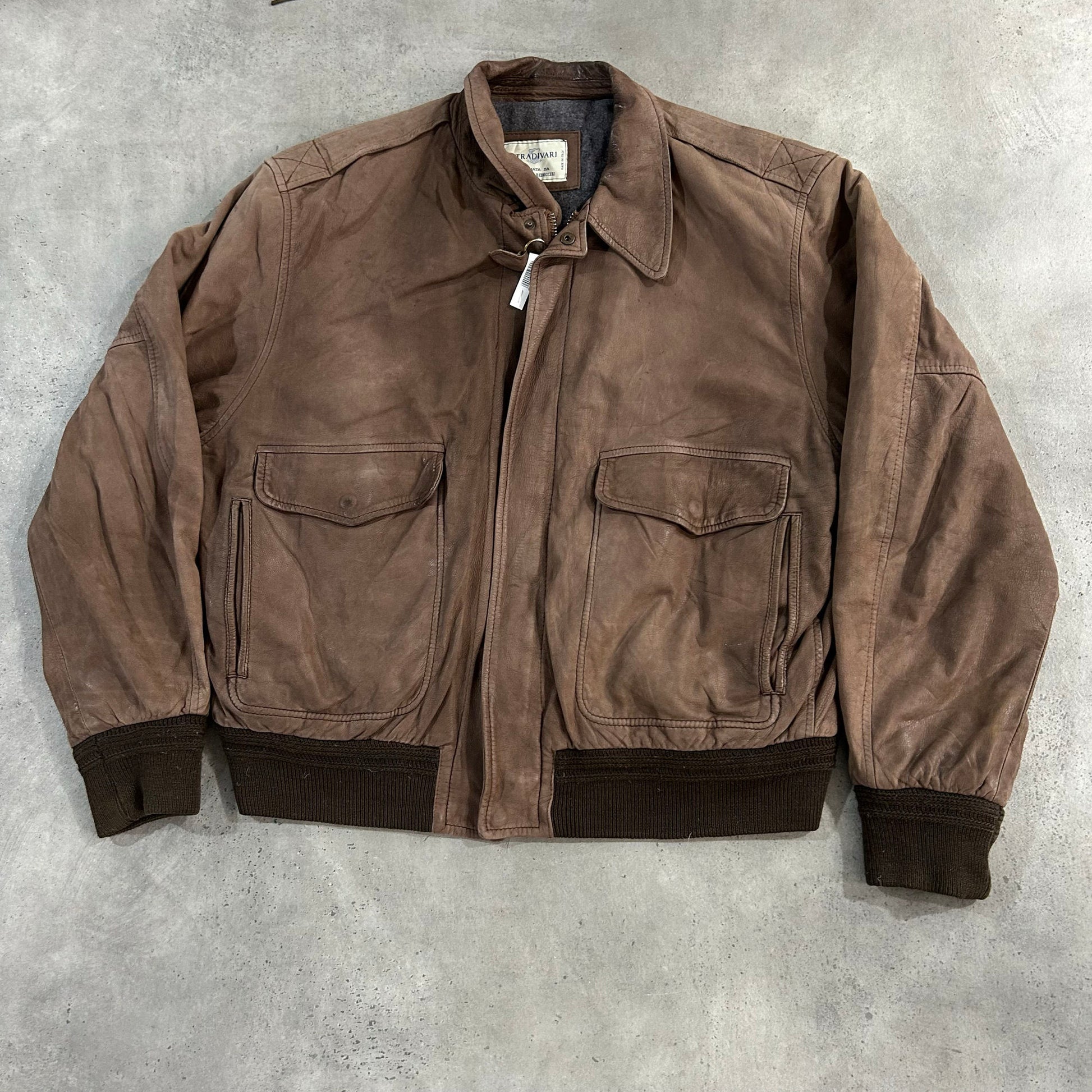 Vintage Italy Retro Flight Leather Jackets