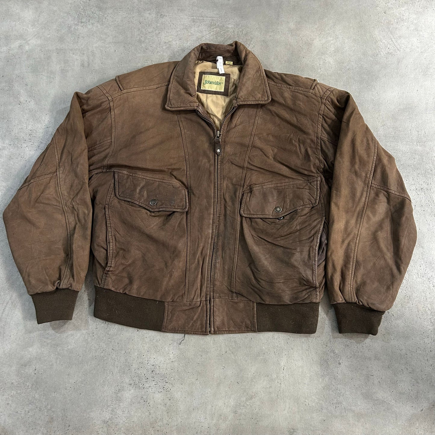 Vintage 70s-90s South Korea Retro Flight Leather Jackets