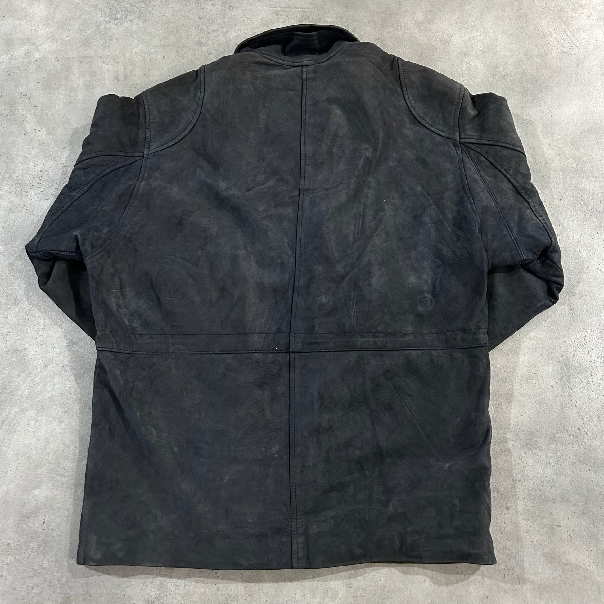 Vintage 70s-90s France Retro Mid-Length Leather Jackets