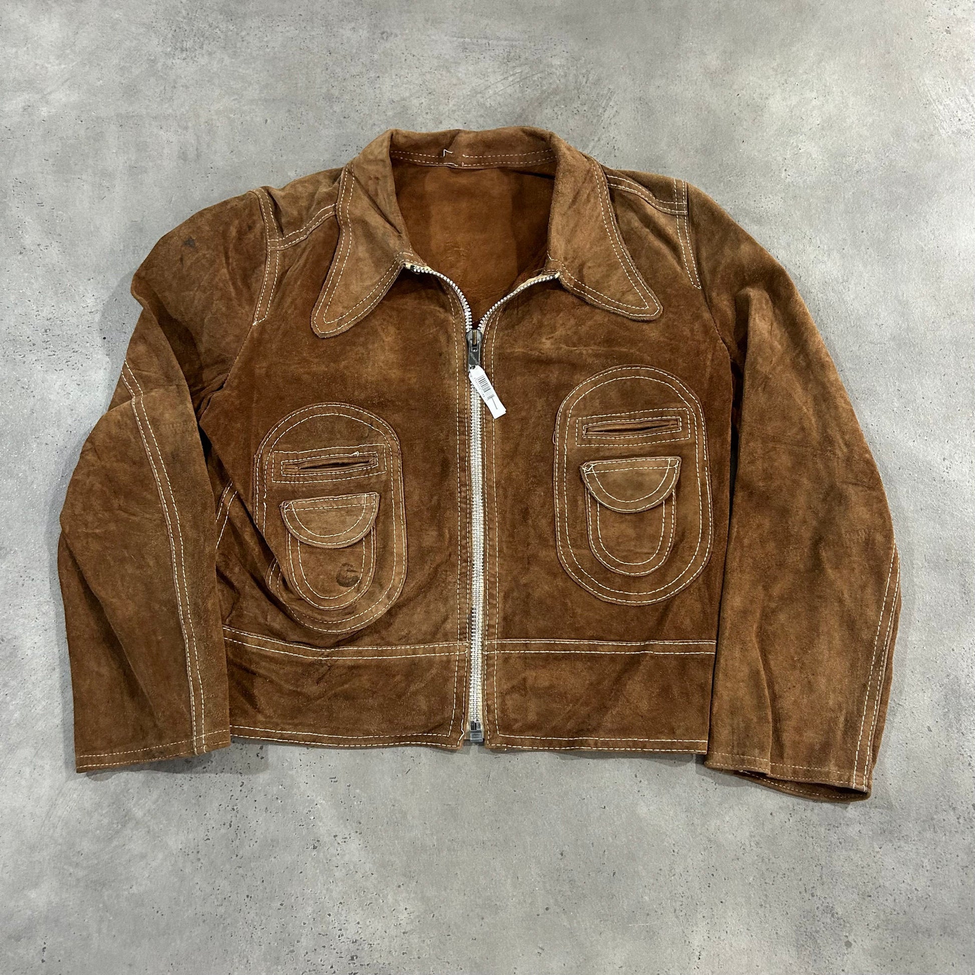 Vintage 70s-90s Spain Sears Workwear Leather Jackets