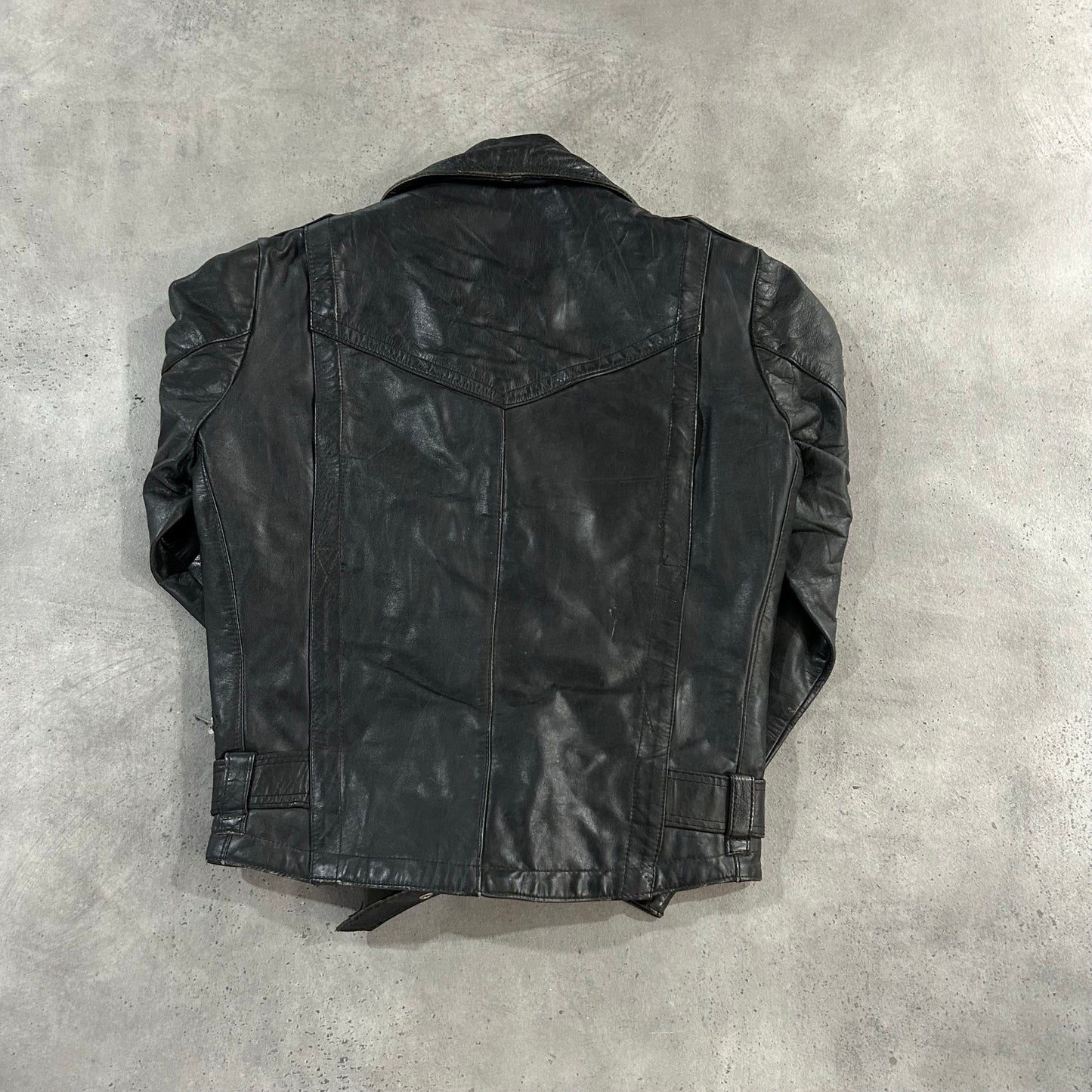 Vintage 70s-90s Netherlands Double Rider Leather Jackets