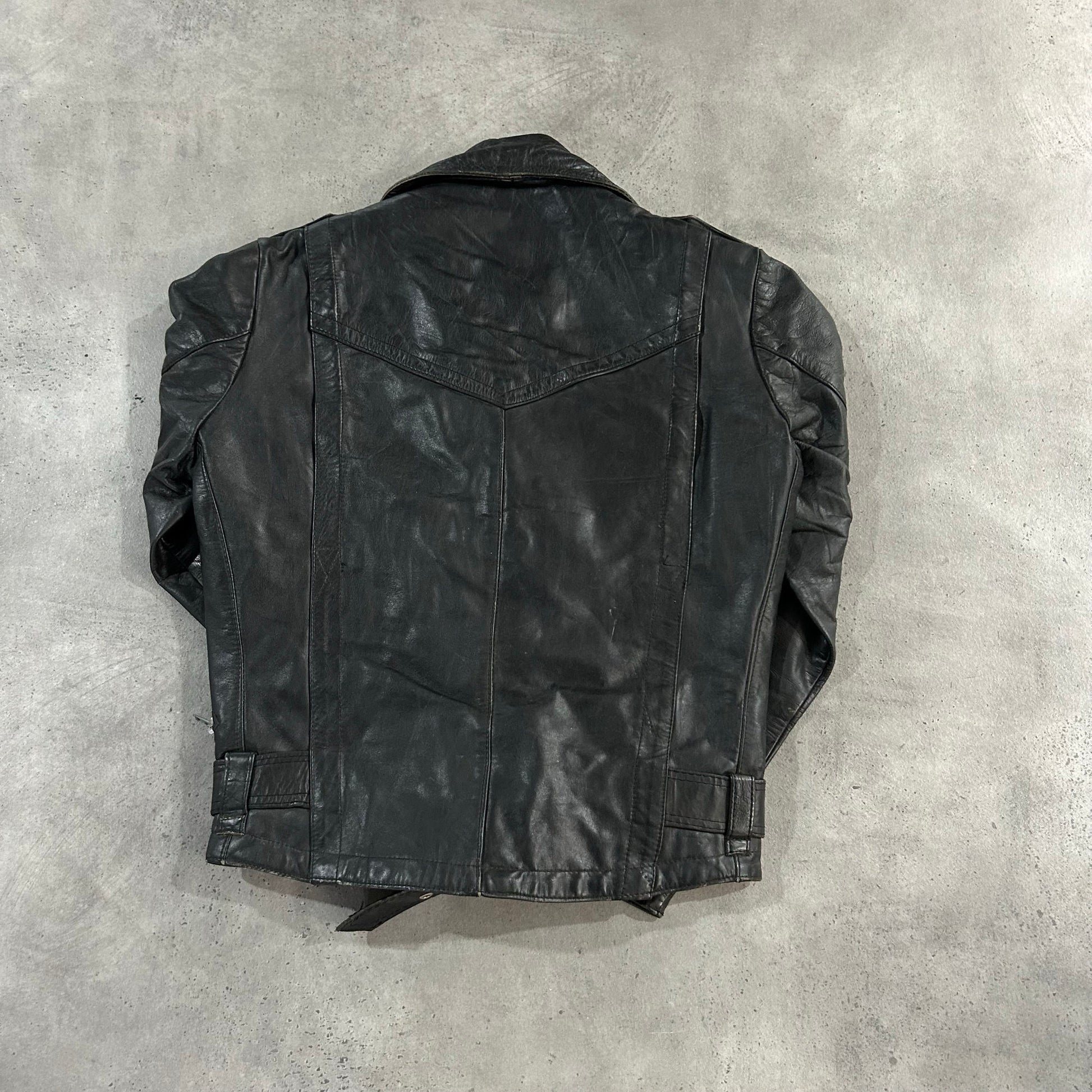 Vintage 70s-90s Netherlands Double Rider Leather Jackets