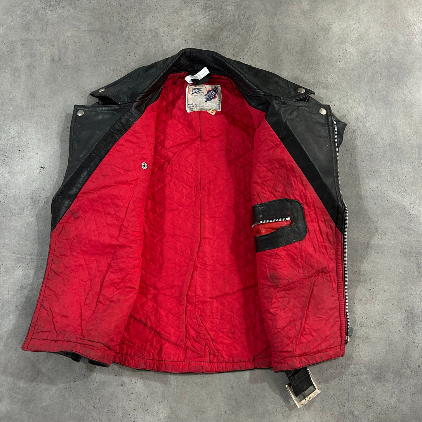 Vintage 70s-90s Netherlands Double Rider Leather Jackets